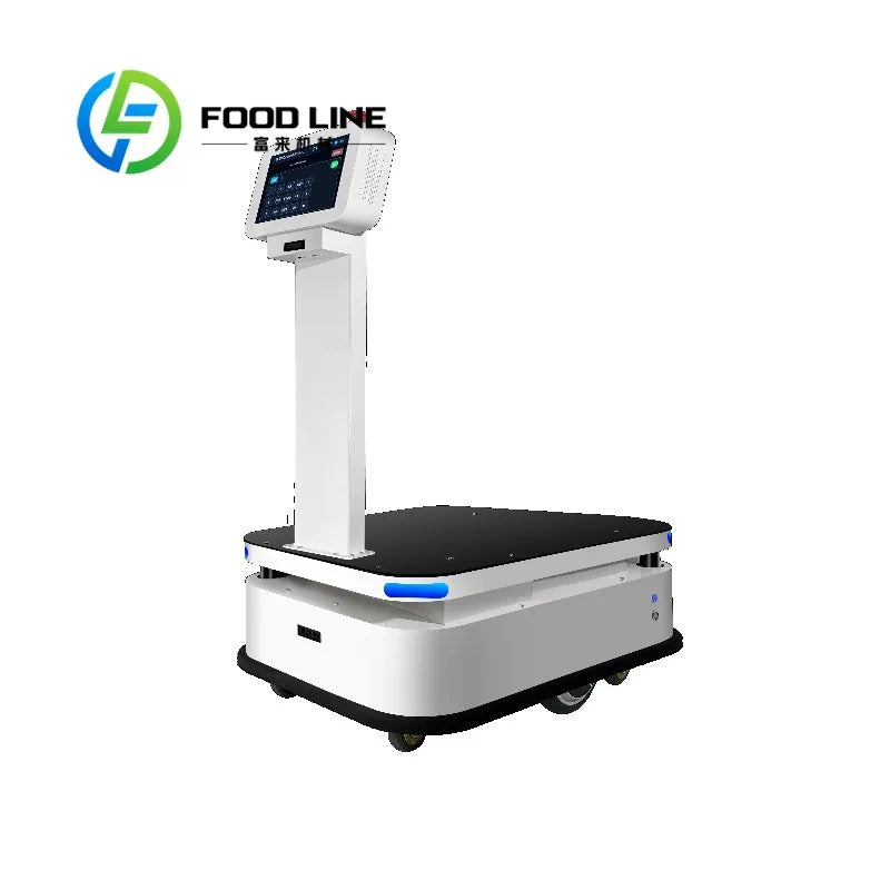 AGV Delivery Robot Low Height Frame Design Guided Delivery Vehicle Suitable For Transporting Low-Placed Pallets Inside Storage