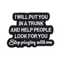 Motivational Quotes Patch Embroidered Patches On Clothes Iron On Patches For Clothing DIY Patch Jackets Sew Stickers