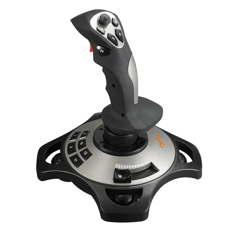 PXN-2113 Pro Joystick Flight Simulator Gamepad Controller Pc Flight Simulator Cockpit Stick for PC/Desktop Laptop