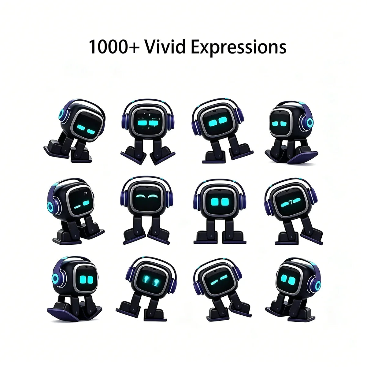 Emo Robot Voice Recognition Pet Robot AI Communication Intelligent Robot Electronic Toys Desktop Companion Robot For Kids Gift