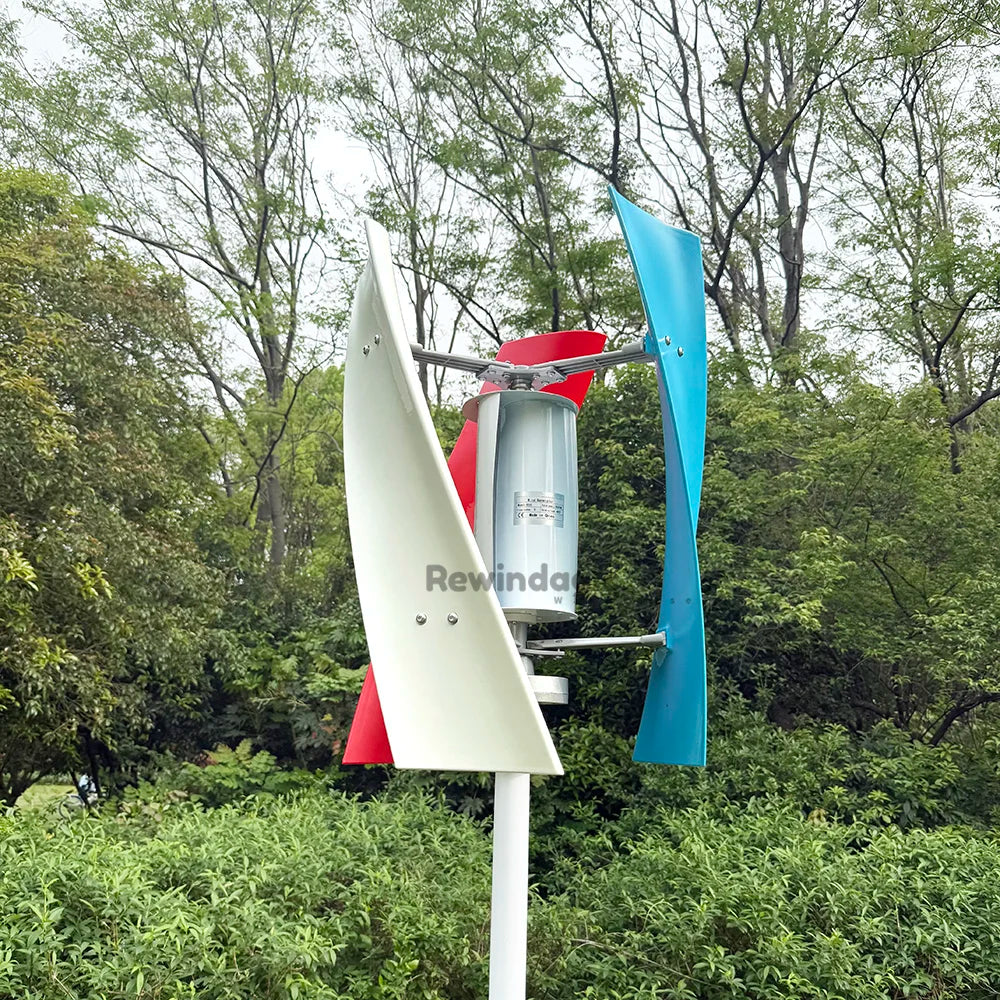 10000W Vertical Wind Turbine Generator With Controller 12V 24V 48V High Efficiency Home Wind Turbine Low Start-up Wind Speed