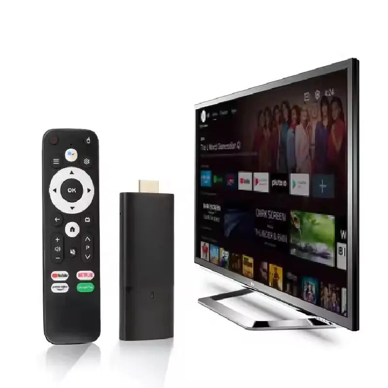 UBISHENG S02 TV Stick  4K Android TV 11 smart TV box With H313 2GB RAM 8GB ROM WiFi 2.4G/5G HDR 10+ Media Player Dual Wifi