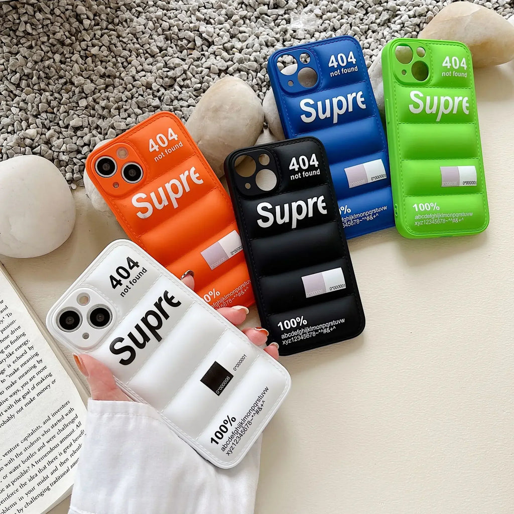 Jacket Puffer Case for iPhone 17 Pro Max 16 15 14 Plus 13 12 11 XR - Original Silicone Cover