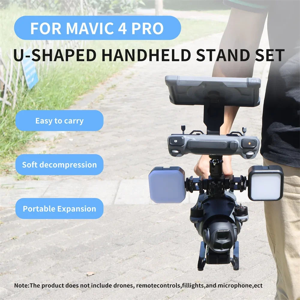 Drone Handheld Shooting Stand Gimbal Stabilizer Portable Grip Handle Bracket for DJI Mavic 4 Pro RC 2 RC Pro 2 Drone Accessories