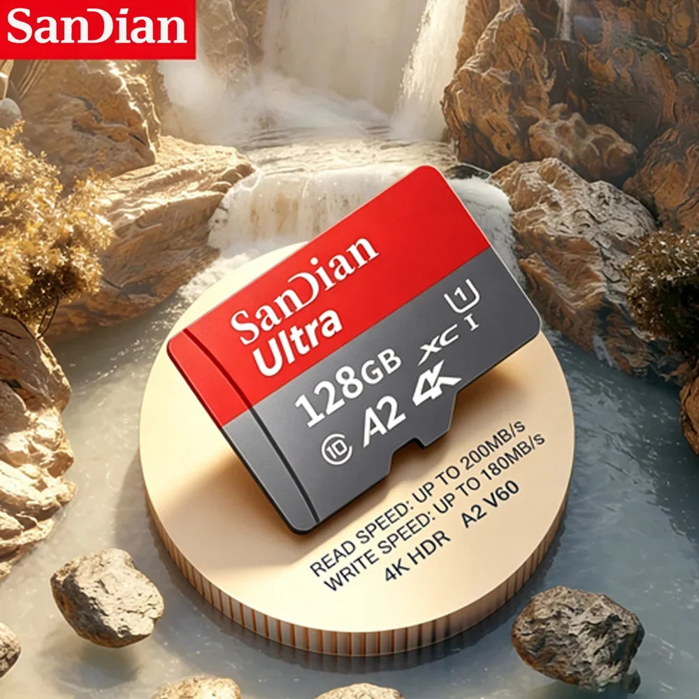 512GB 256GB 128GB 64GB 32GB  SD Card Memory Card Micro TF SD High Speed U3 V30 A2 Mirrorless Camera 8K Video Recording
