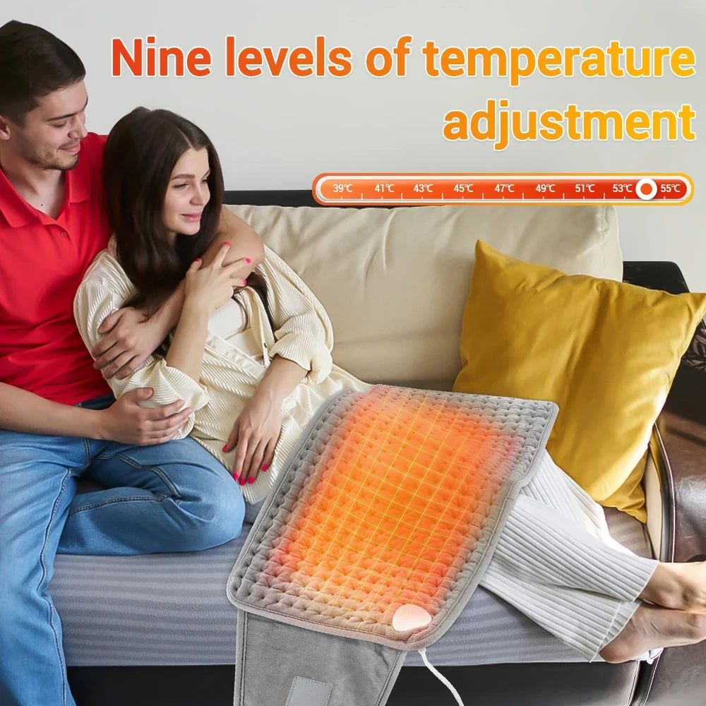 Electric Heating Pad Waist Heated Belt Multifunctional Thermal Blanket for Household Waist Lumbar Back Pad Belt Warmth Tool