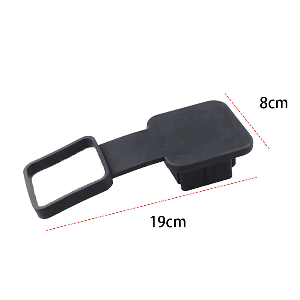 Trailer Hitch Receiver Cover Plug Waterproof Tube Cap Protector Tow Plug Tube Cap Protector 2 Inch Receiver Auto Square Plug