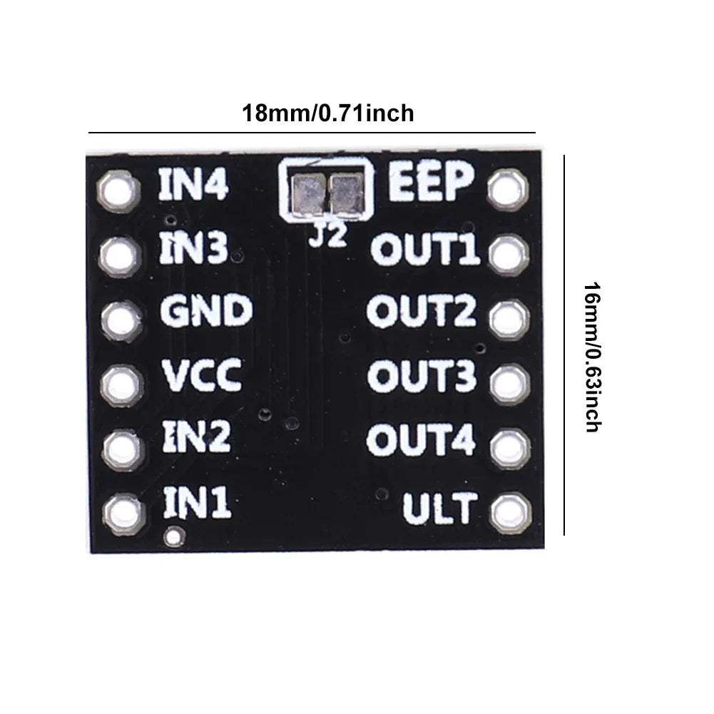 5-20PC DRV8833 Motor Drive Module Board 1.5A 3V-10V Single H-Bridge 6Pin Step Motor Overcurrent Protection DC Gear Motor Driver
