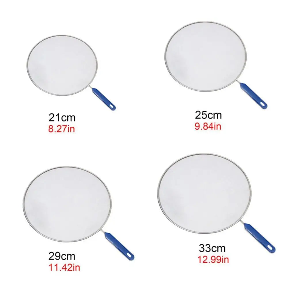 Grease Splatter Screen Guards Mesh Anti Splatter Guard Oil Net Splash Cover Pan Pot Frying Oil Cooking Cover Kitchen Tools