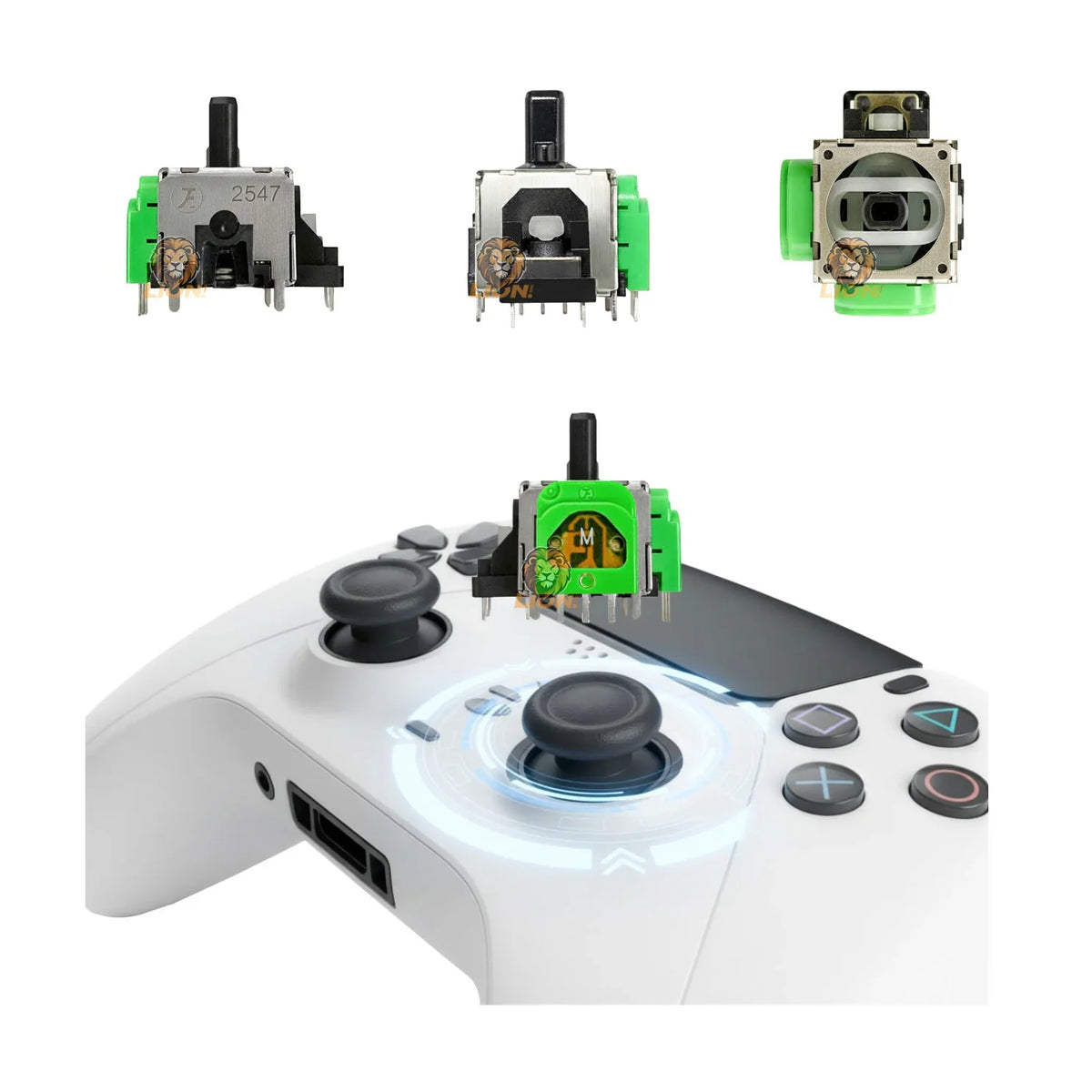 New Angle Sensor Favor TMR X Joystick Compatible with Xbox One, Series, Elite 1, PS4/DS4, and PS5/DS5 EDGE controllers
