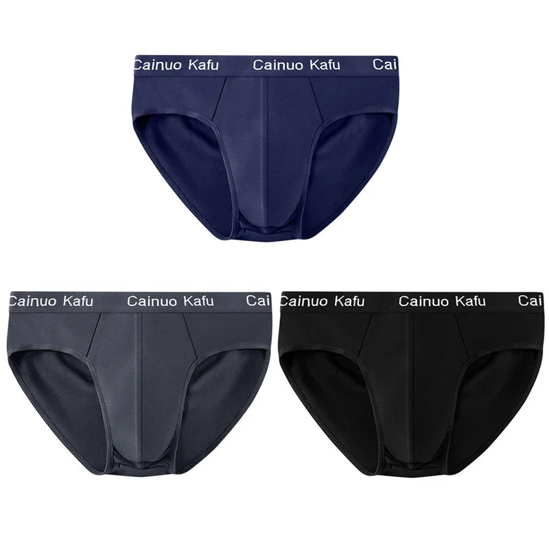 1/3Pcs Men's Briefs Men Bulge Pouch Plus Size Underwear Boy Comfortable Underpants Male Thin Breathable Triangle Sexy Panties