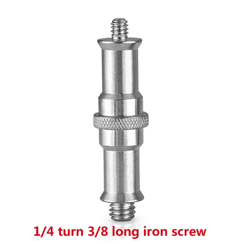 1/4 turn 3/8 socket stud male adapter metal camera screw photo hand tool umbrella flash tripod photo studio accessories