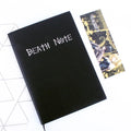 74 Sheets 20.7x14.7CM Death Note Planner Anime Diary Cartoon Book Lovely Notebook Theme Cosplay Large Dead Note Writing Notebook