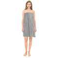 1pc Bath Wrap Towel, Absorbent Microfiber Spa Shower Robe With Elastic Top, Solid Color