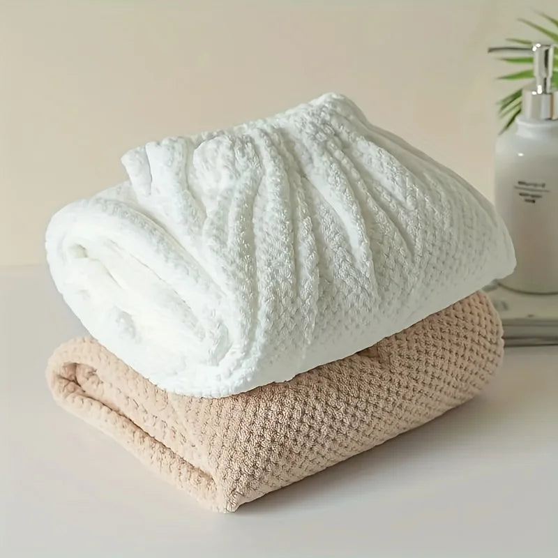 Women's Wearable Bathrobe Towel - 1/2 Pcs Quick Dry Soft Spa Wrap | Easy Care Contemporary Design for Home & Spa