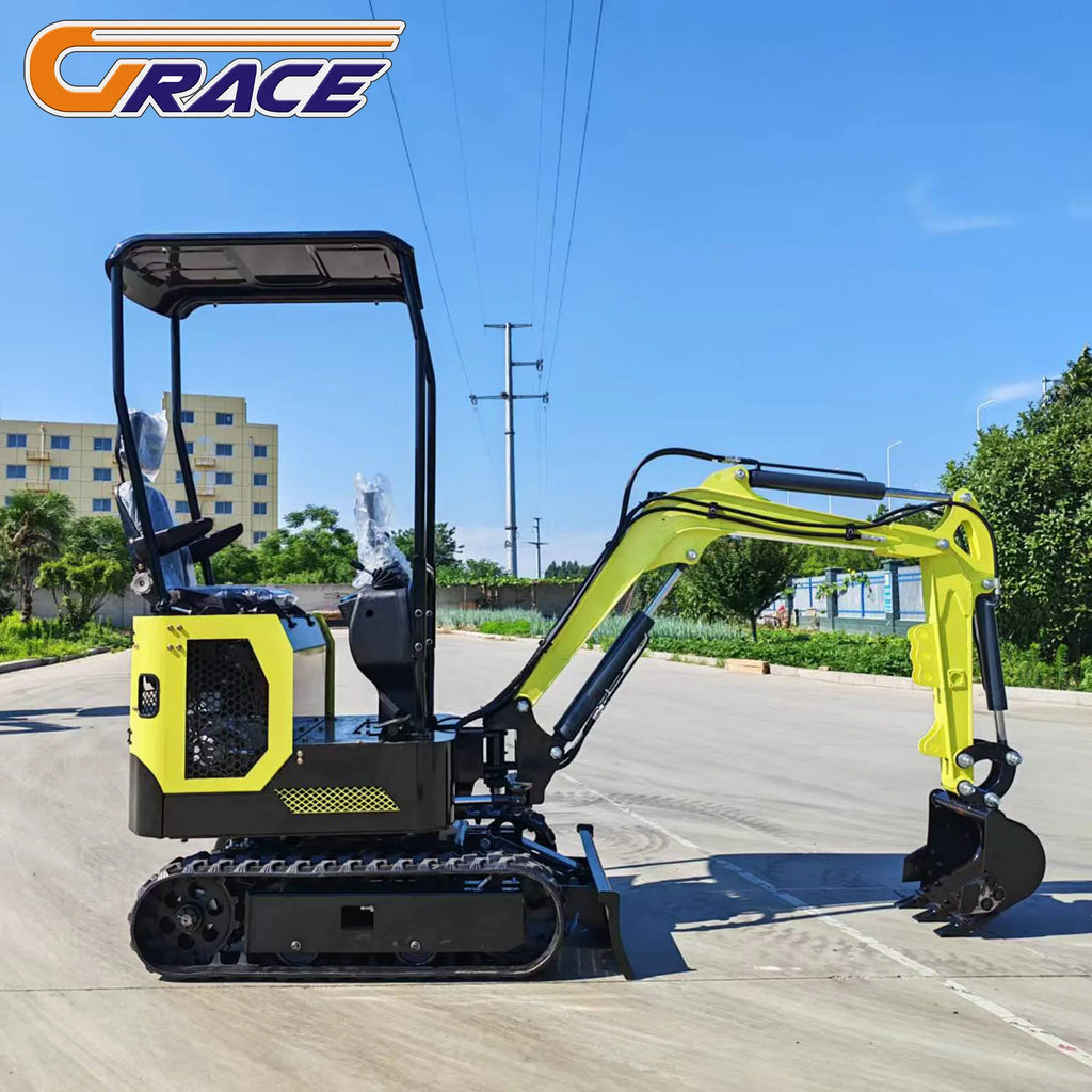 1.8 Ton Mini Excavator – Kubota Diesel Crawler Digger with Hydraulic Pilot Controls