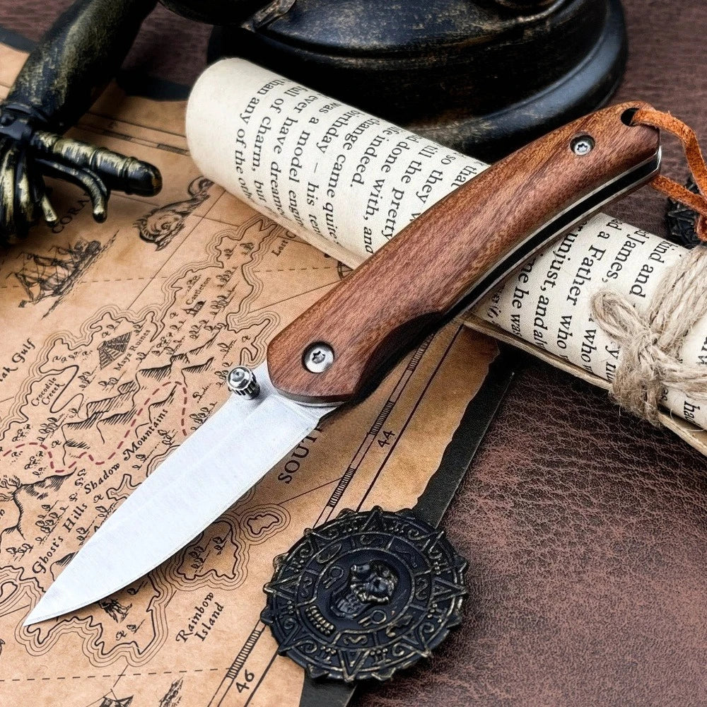 High-Quality Folding Knife for Everyday Use, Outdoor Camping, On-the-Go—Survival, Hiking, Cutting, and Adventure Tool—Great Gift