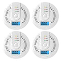 Digital Warning Alarm Sensor Sound Warning Battery Powered Portable CO Detector with LED Indicator CO Sensor for Home Warehouse