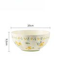 Dishes and Dishes Set Ceramic Bowls and Plates Binaural Bowls Ceramic Tableware Set Dinner Set Pratos De Jantar Teller Prato