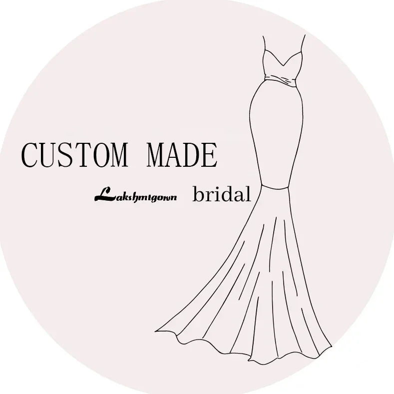 Lakshmigown Off the Shoulder Long Removeable Sleeves Sweethert Full Lace Bridal Grown A Line Wedding Dresses Customized