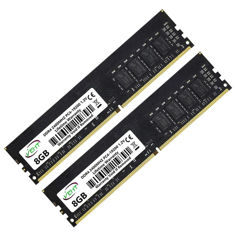 DDR2 DDR3 DDR4 4GB 8GB 16GB Desktop Memories Ram PC3 1.5V 8500 10600 12800 PC4 1.2V 2133 2400 2666Mhz Non-ECC DIMM Memory Ram