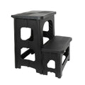 Household Two-Step Plastic Climbing Stool Step Height Stool Multifunctional Foldable Chair Car Wash Stool Stable And Non Slip