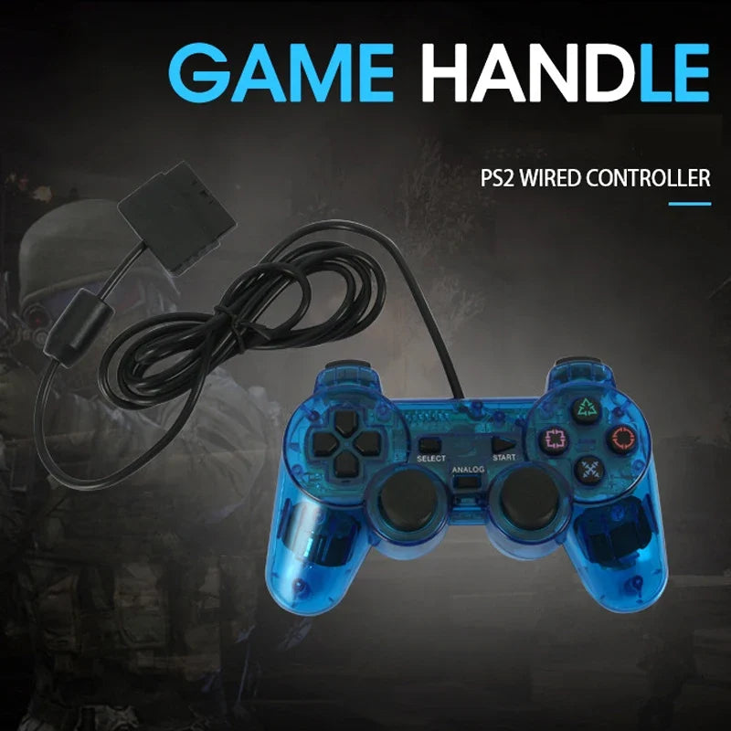 Wired Analog Controller Gamepad Joystick Joypad for PS2/PS1/PS One/PSX Console Dual Shock Vibration Joypad Wired Controller