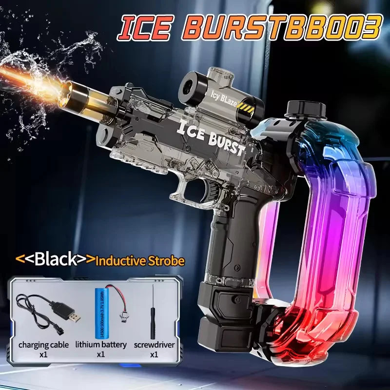 Simulated Firing Electric Water Guns for Adults Powerful Shooting Children Automatic Water Blasters Summer Outdoor Toys for Kids