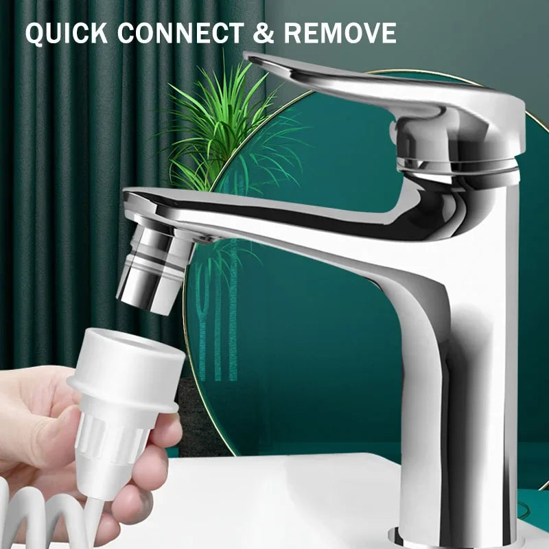 New Faucet Oral Irrigator Portable Teeth Cleaner Dental Water Flosser Pressure Adjustable Water Pick Jet Flossing No Need Charge