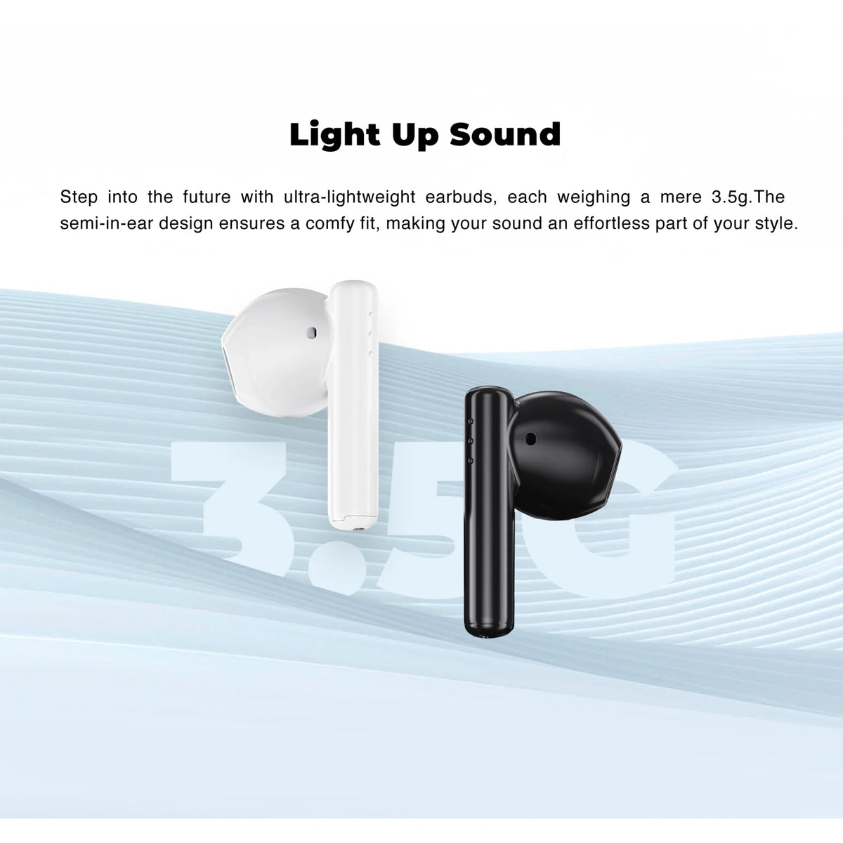 Black Shark Lucifer T9 Wireless Earphones, TWS Bluetooth 5.3 Gaming Earbuds, 40h Playback 13mm Dynamic Driver IPX4 Waterproof