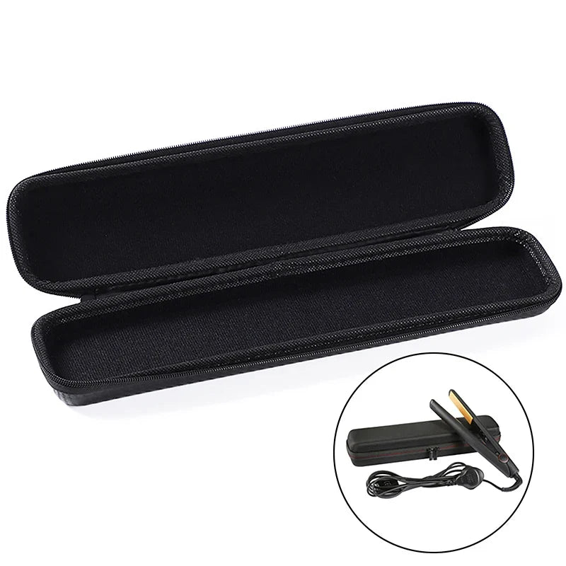 Hair Straightener Storage Bag Curling Iron Storage Container Hair Straightener Protective Travel Carrying Case Portable