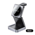 ACEFAST Aluminum Alloy 15W Wireless Magnetic Wireless Charging Holder For iPhone 16/15/14 Foldable 3 in 1 Charging Dock Station