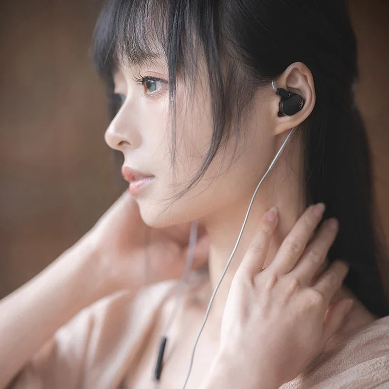 MOONDROP CHU II DSP Headphones High Performance Dynamic Driver USB-C In-ear Monitors TYPE-C With microphone earphone