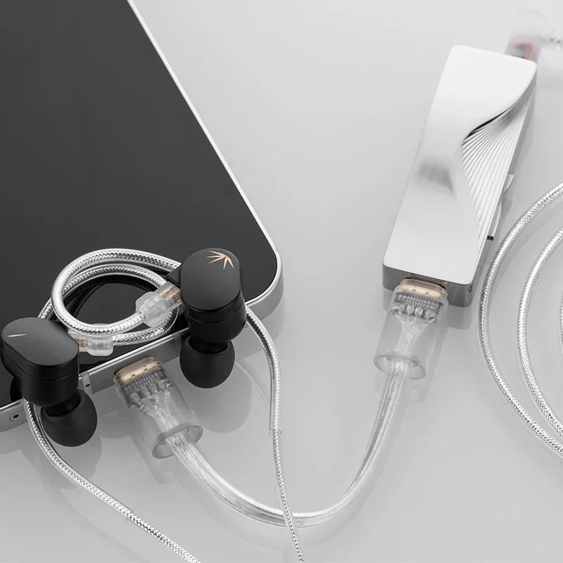MOONDROP CHU II High Performance Dynamic Driver IEMs Interchangeable Cable In-Ear Headphone