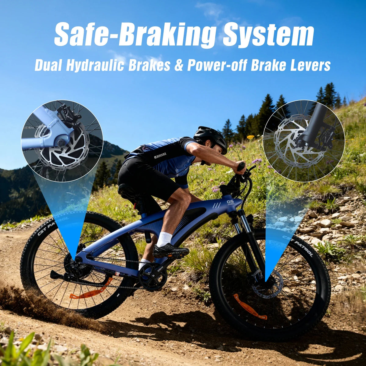 HX Q5 Ebike 2000W Adults Electric Bike 85Nm 57KM/H Electric Bicycle 27.5*2.25 Inch Removable battery Electric Mountain Bike