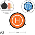 Drone Landing Pad 55cm Foldable Waterproof Double-Sided Portable Helipad for RC Drone Quadcopter