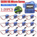 1-20pcs SG90 Servo motor micro 9g 180 360 degree mount SG90 kit without metal gear pro RC Car Toy Airplane Arduino  DIY