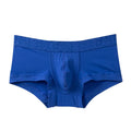 SEOBEAN Men's Breathable Cotton Boxer Shorts U-Convex Pouch Low-Waist Soft Stretch Underwear for Daily Casual & Intimate Wear