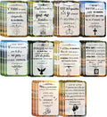 50Pcs Small Religious Bible Verse Card 2x3inch Jesus Faith Religious Motivational Cards with Christian Scriptures  Landscape
