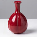 Red Ceramic Vase Decorative Vases Creative Flower Vases for Entrance Bookshelf Farmhouse Ceramic Red Vase Creative Living Room