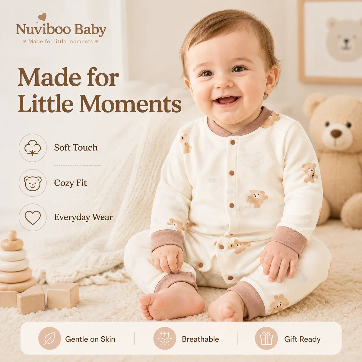 Autumn Baby Clothes Newbron Spring 100 Cotton Underwear Newborn Onesie Romper Long Sleeve Loungewear Outfit Bodysuit & One Piece