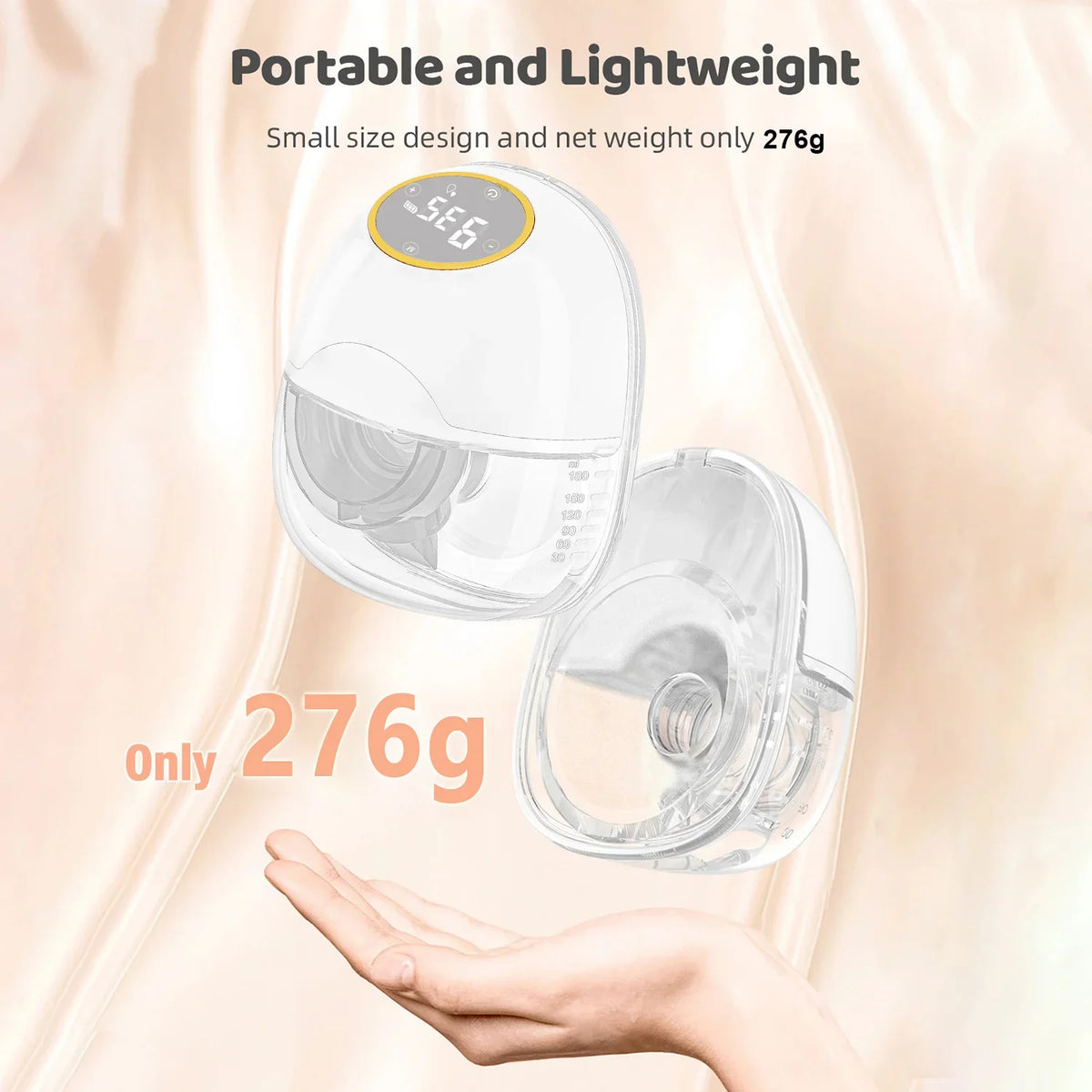 Electric Breast Pumps Portable Hands Free Wearable Breast Pump Silent Comfort Breast Milk Extractor Collector BPA-free