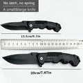 Portable Multifunctional Folding Survival Knife with Sharp Pocket Knife Suitable for Outdoor Camping and Wilderness Survival