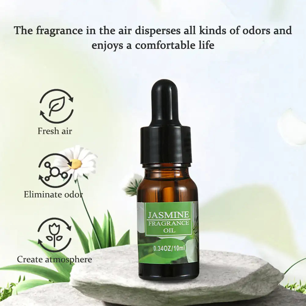 10ML Air Freshener Natural Plant Aromatherapy Essential Oil Air Conditioning Perfume Refill Aroma Diffuser Fragrance Humidifier