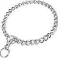 Dog Gold Silver Chain Link Dog Collar Dog Choke Necklace Collar Metal P Slip Chain Training Walking Choker Stylish PET Accessory