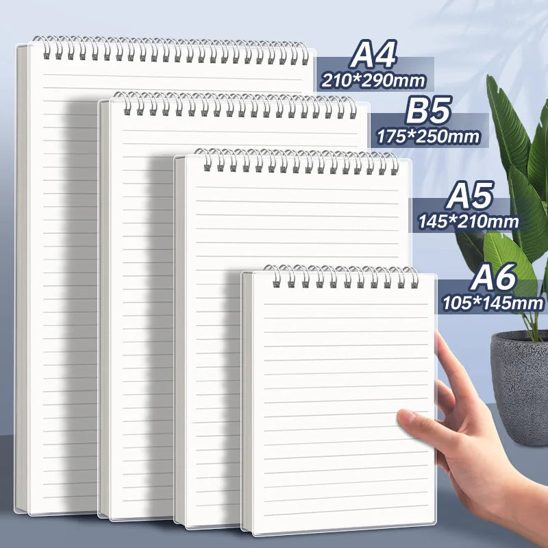 A4 A5 B5 Spiral book coil Notebook To-Do Lined DOT Blank Grid Paper Journal Diary Sketchbook For School Supplies Stationery