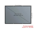 Home office business projector, portable movie screen, 60-133 inches, metal anti light screen hook for daytime viewing