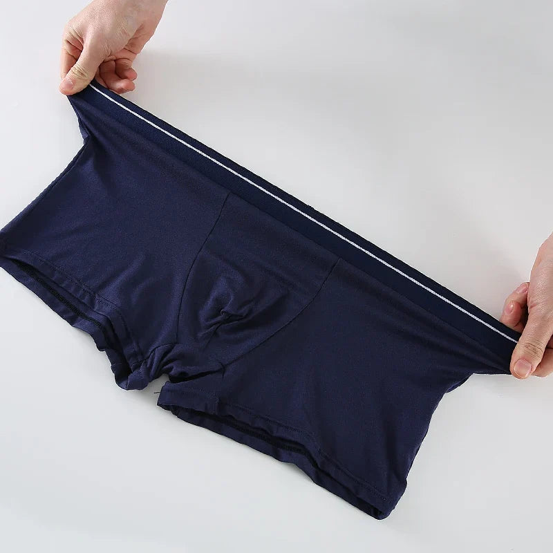 4pcs Men's Boxer Underpants Cotton Homme Panties Men Underwear Shorts Elastic Breathable Fashion Sexy Set Male Boxershorts Soft