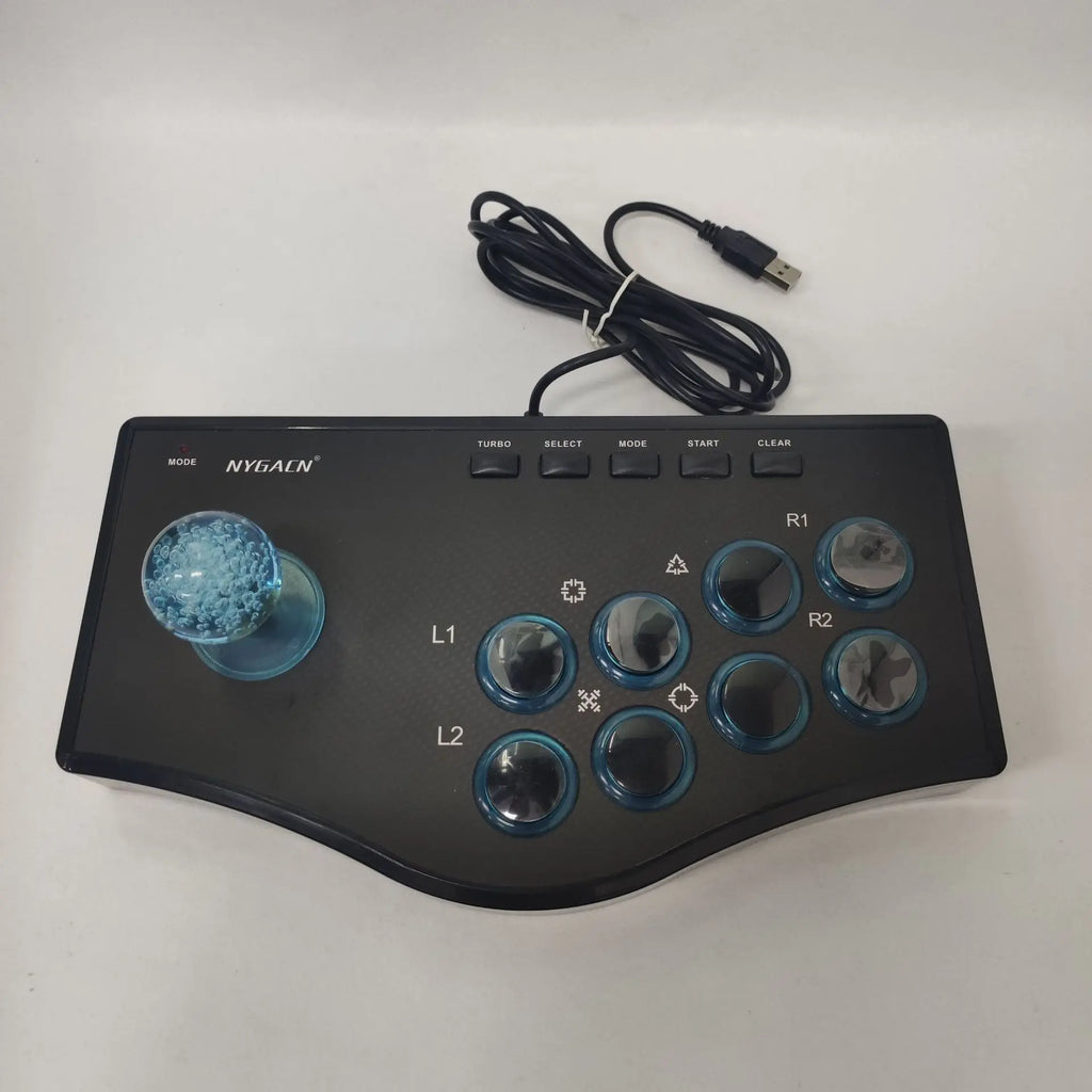 Best Pick Retro Arcade Game Rocker Controller Usb Joystick For Ps2/Ps3/Pc/Android Smart Tv Built-In Vibrator Eight Direction Joy