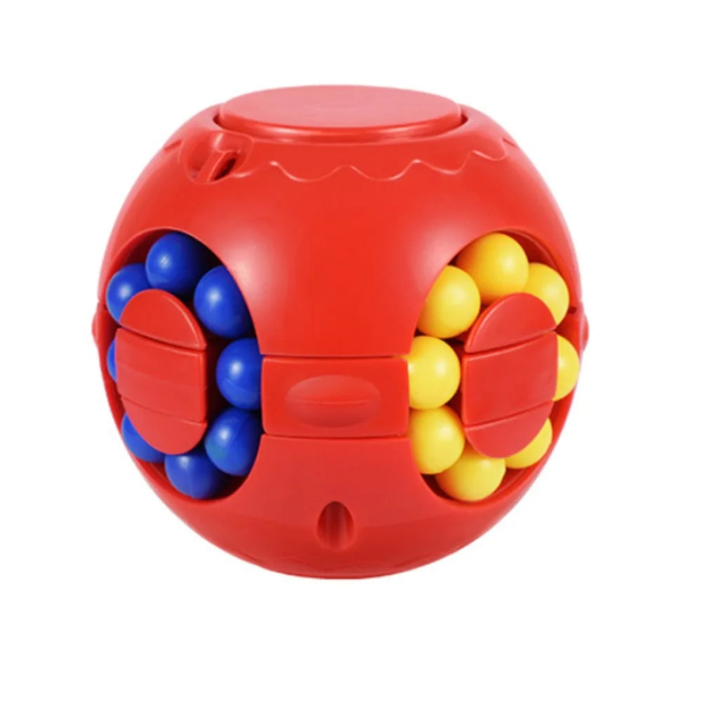 Creative Plastics Magic Bean Cube Spinner Finger Gyro Rotating Ball Finger Spinner Gyro 3D Rotating Ball